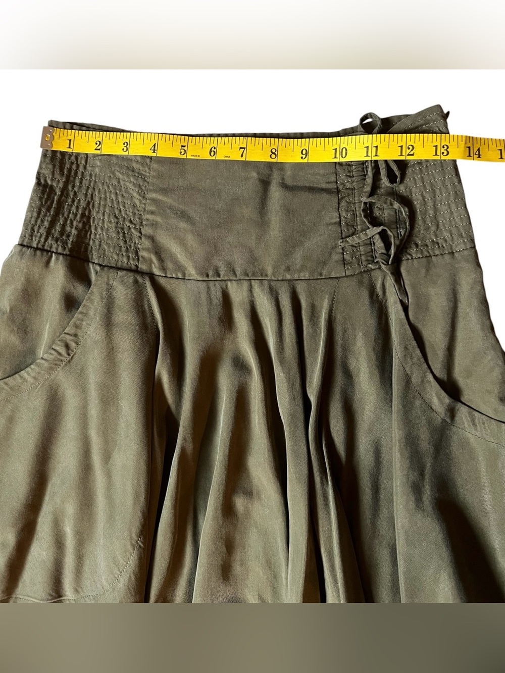 Free People Free Falling Military Green Midi Skirt - Picture 12 of 16